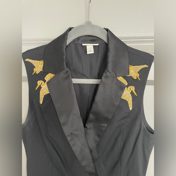 Altuzarra for Target Embroidered Black Dress Size 4 - Picture 2 of 5